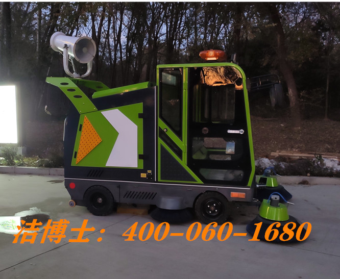 潔博士駕駛掃地車(chē)客戶案例-秦皇島圣潔物業(yè)服務(wù)有限公司